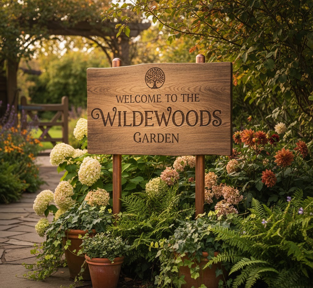 Family name garden sign